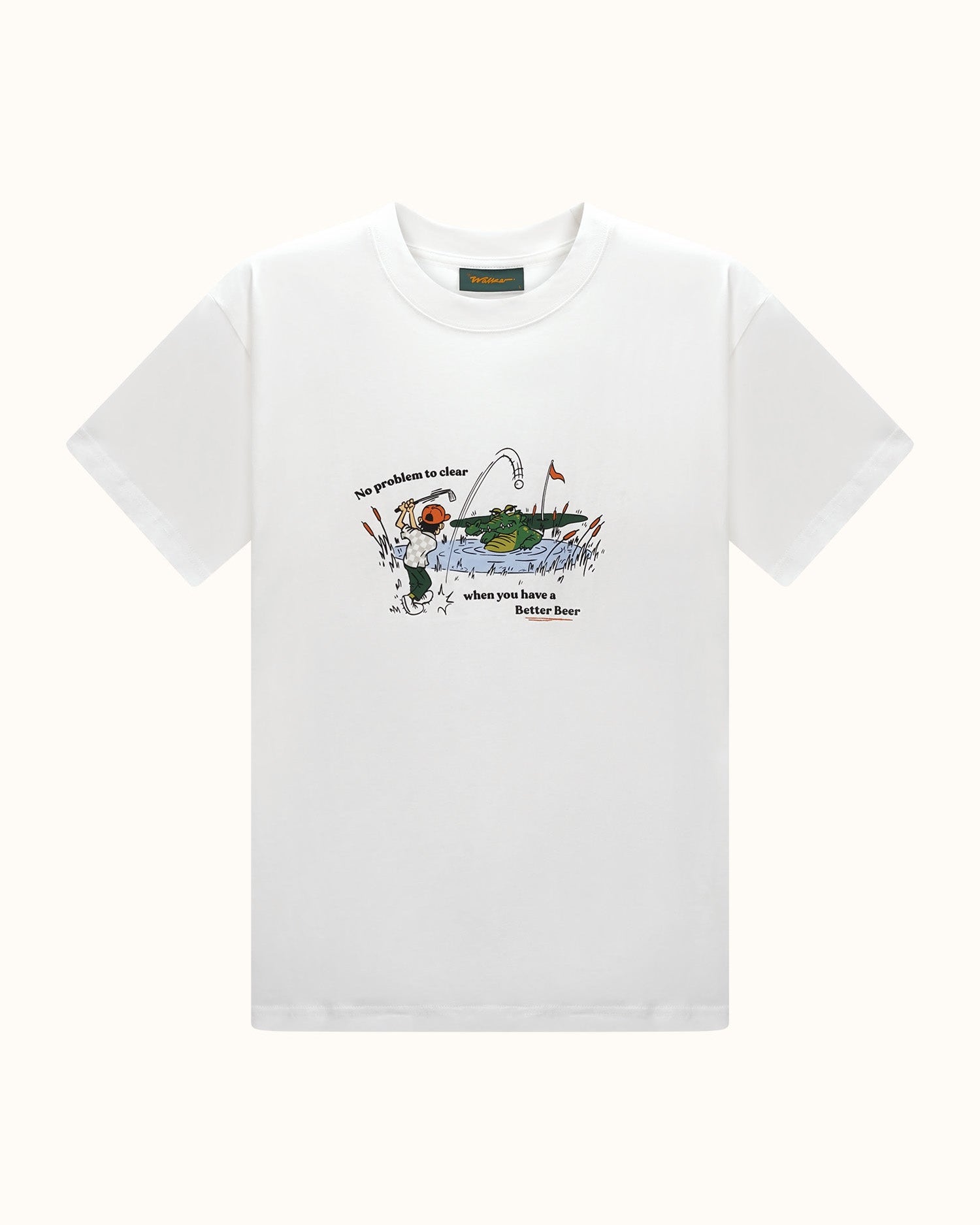 Hazard T-Shirt Vintage White-Better Beer