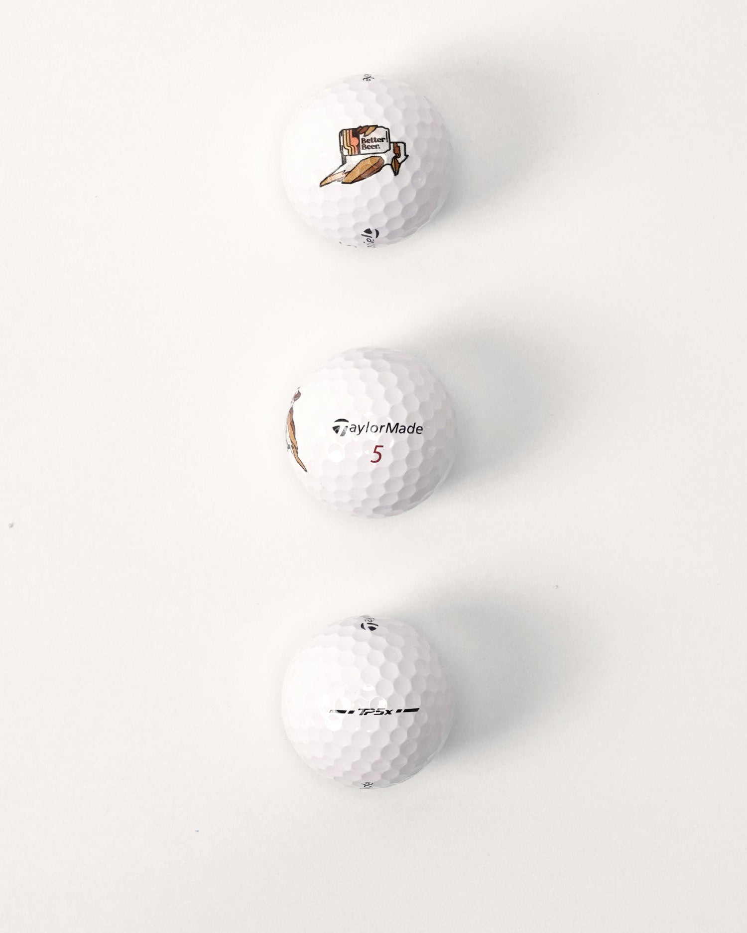 Mates TaylorMade TP5X Golf Balls (3 pack)-Better Beer