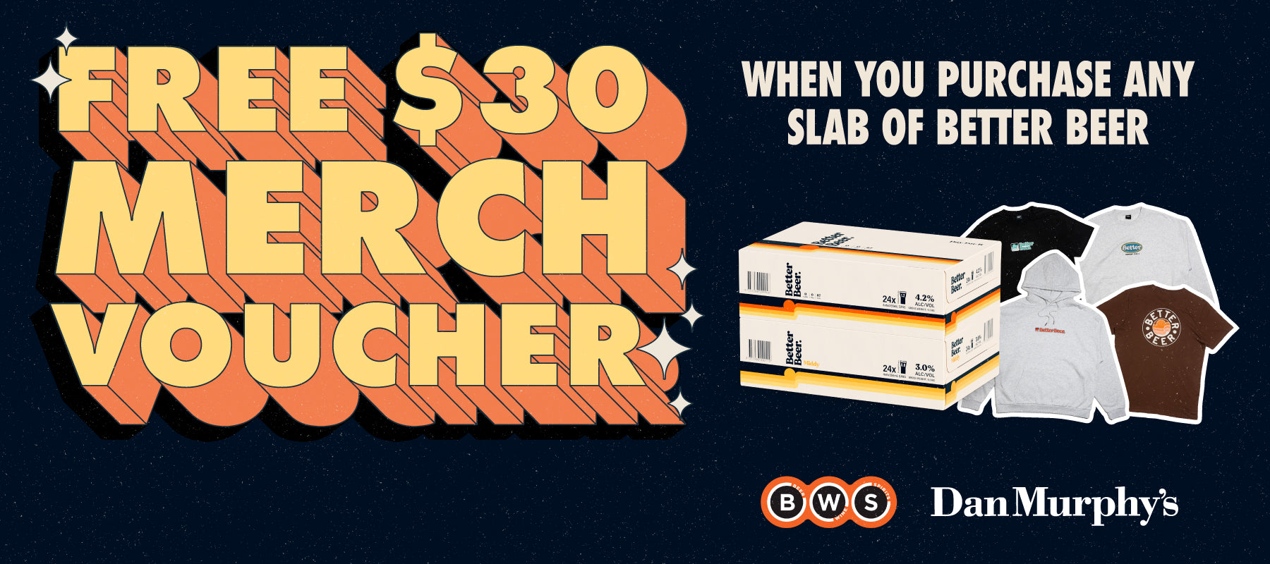 Free $30 Better Beer Merch Voucher | Dan Murphy's & BWS