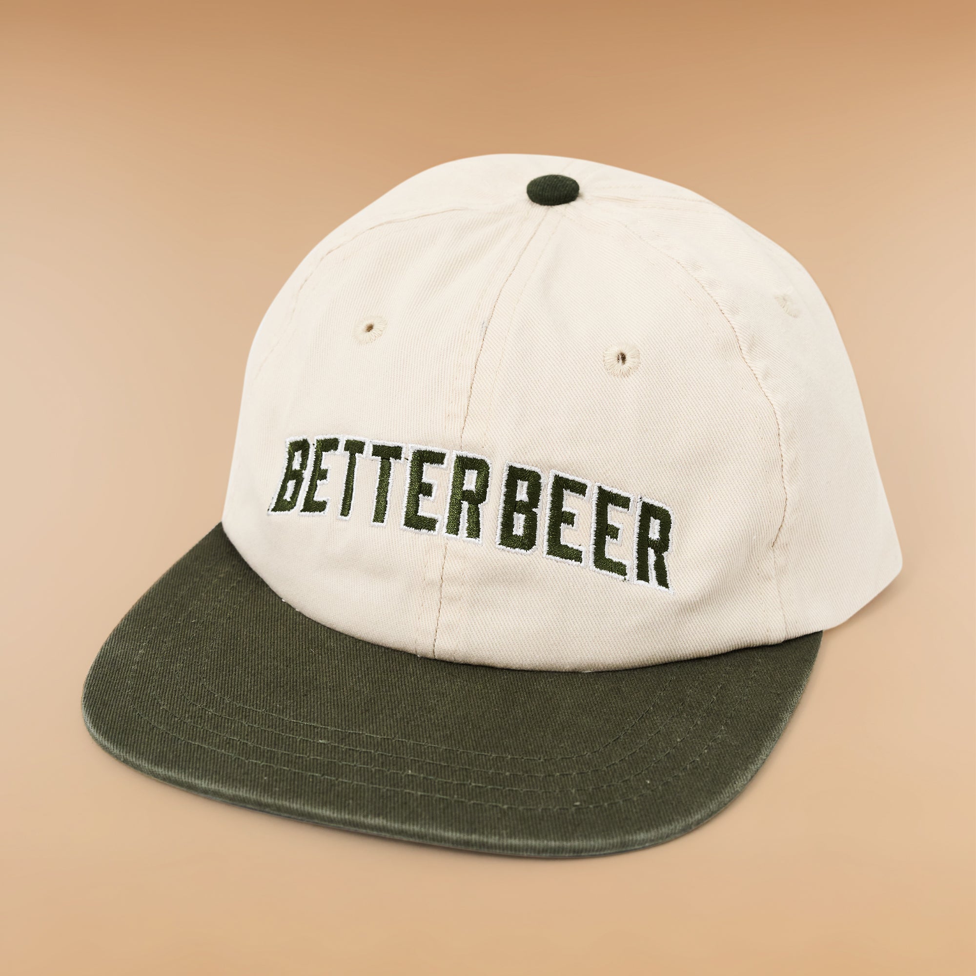 Better Beer Field Green / Off White Cap
