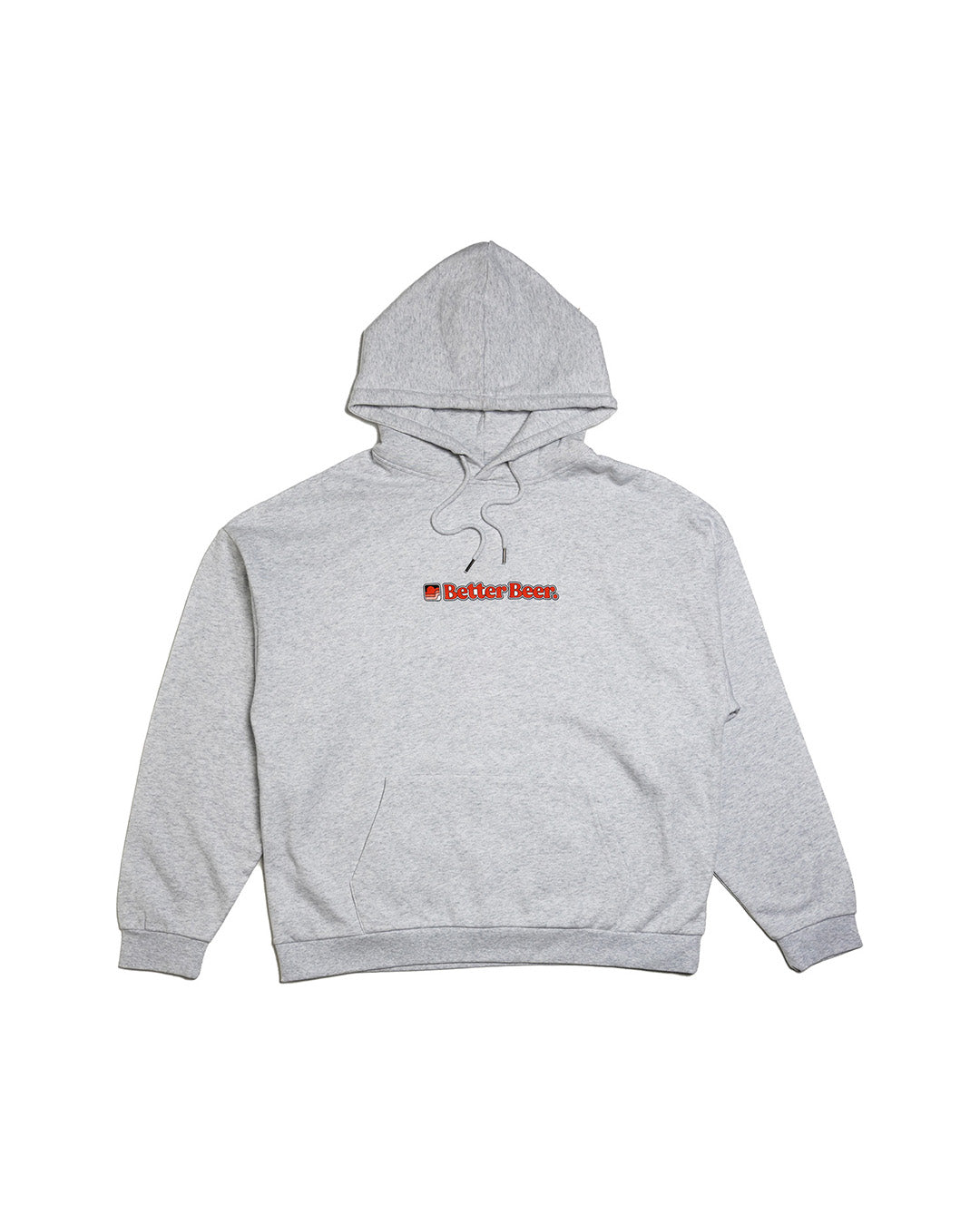 Sunset Icon Badge Hood Sketchy White - Front | Better Beer