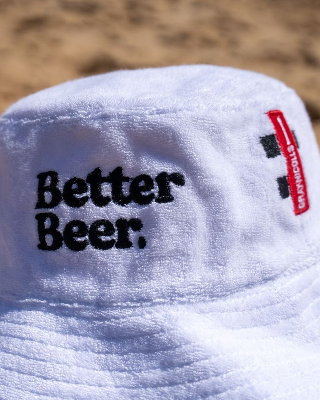 Gray-Nicolls x Better Beer Towelling Bucket Hat | Better Beer