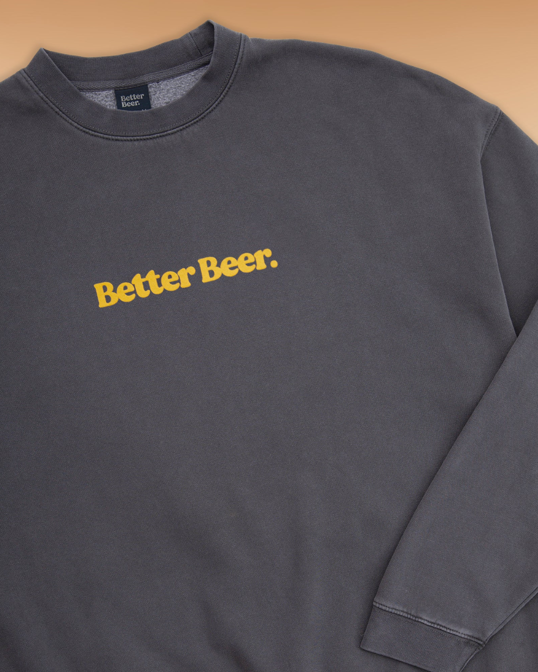 All Day Crew - Charcoal/Middy Yellow | Better Beer