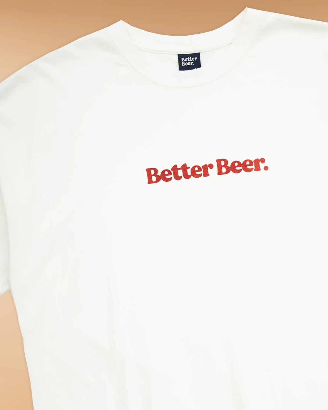All Day Tee - Antique White Ginger | Better Beer