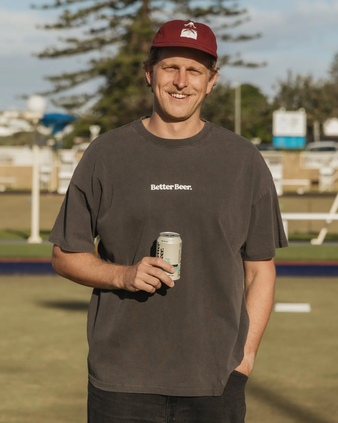 All Day Tee - Charcoal | Better Beer