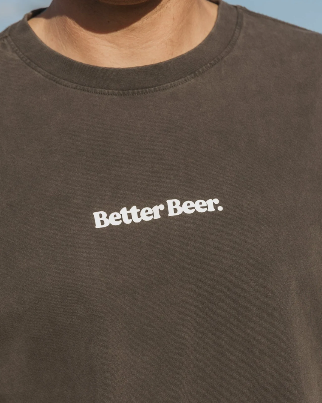 All Day Tee - Charcoal | Better Beer