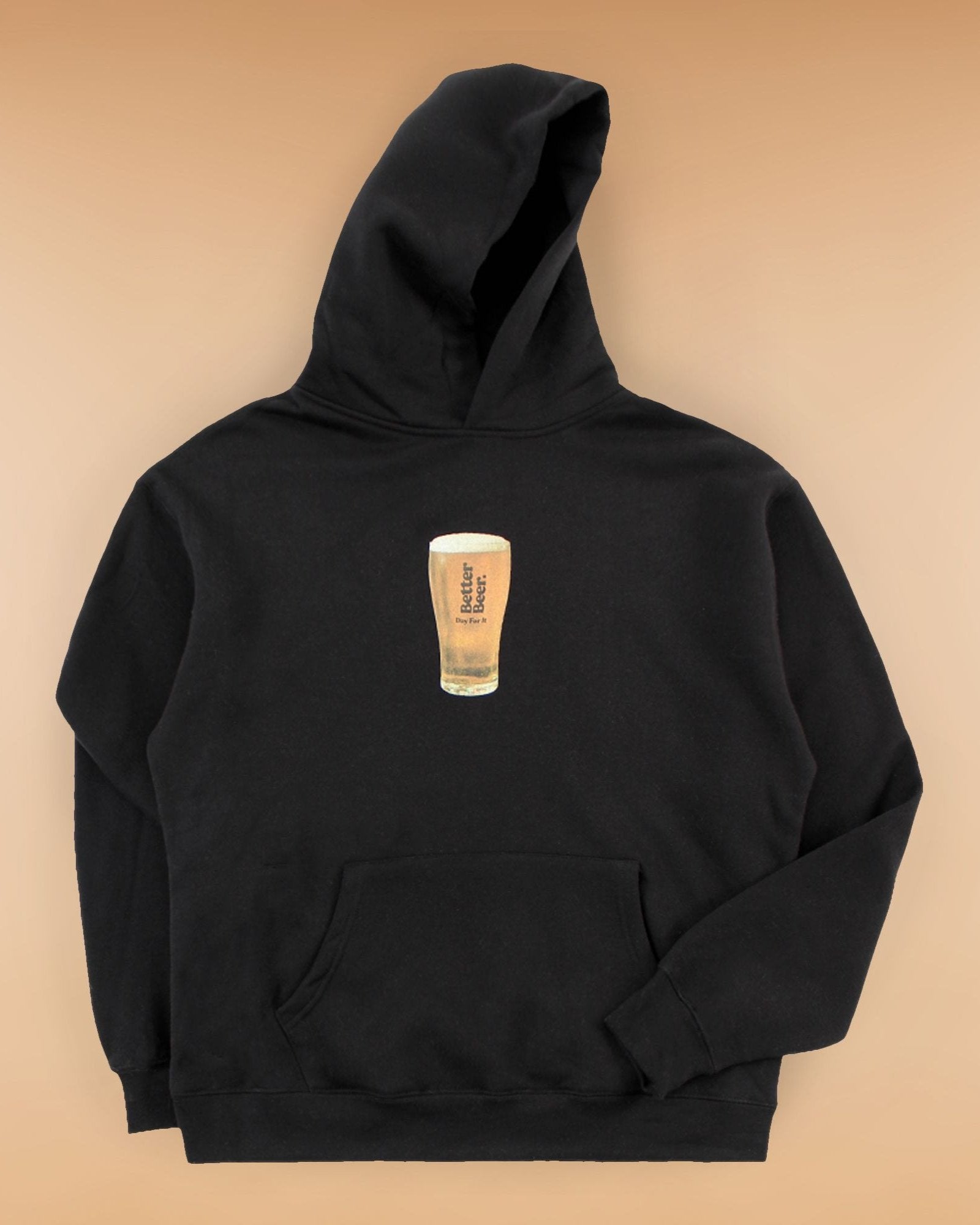 Black Schooner Hood in front view | Better Beer