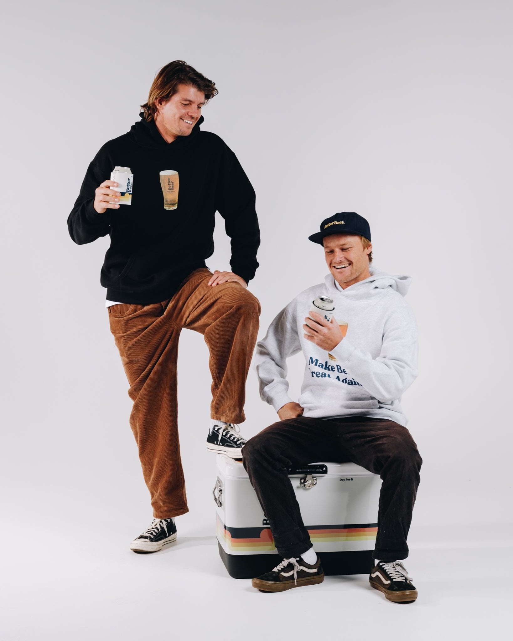 Schooner Hood in Black features Make Beer Great Again Hoodie, 50L Esky, Middy and Arvo Ale Tinny Coolers | Better Beer