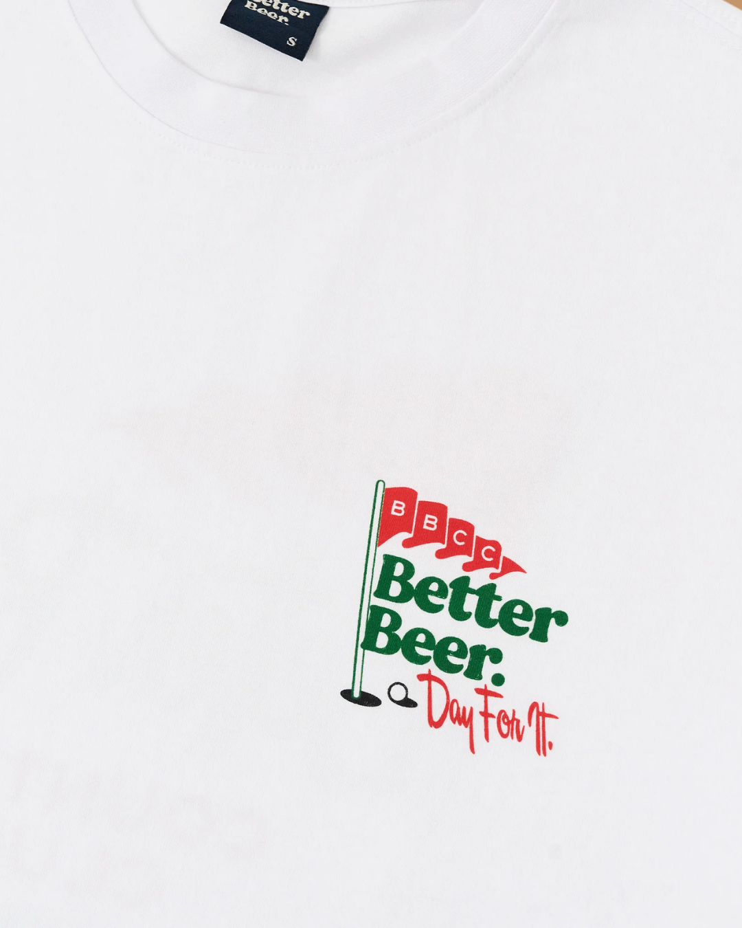 Country Club Tee in White | Better Beer