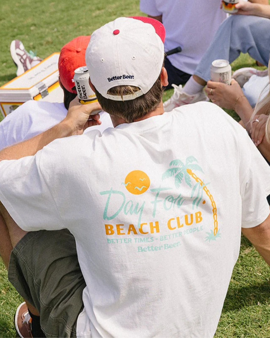 Beach Club Tee in Ivory with Middy | Better Beer
