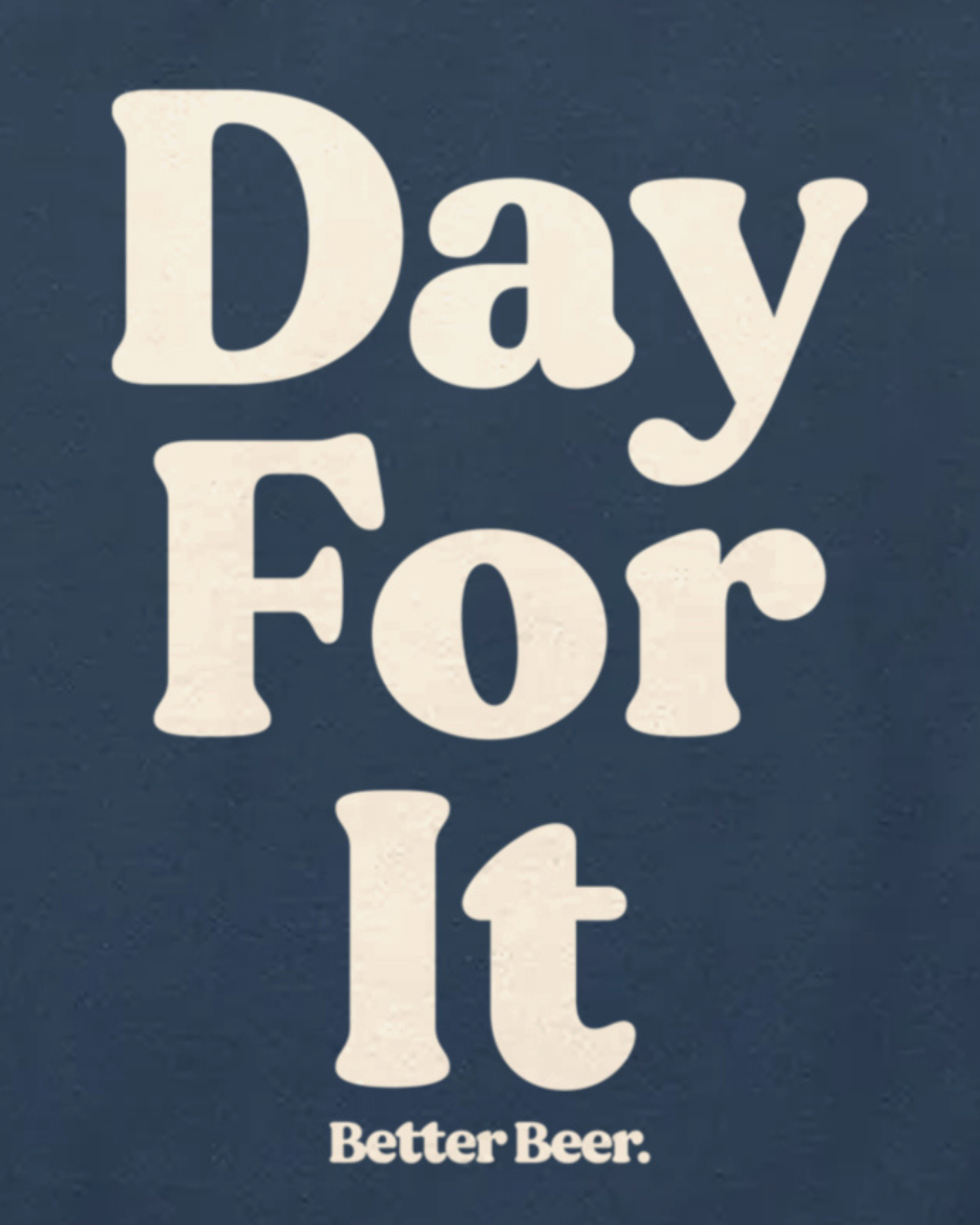Day For It Navy Tote Bag | Better Beer