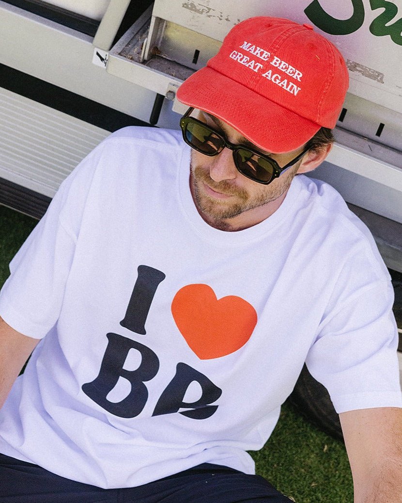 I ❤️ BB Tee in White | Better Beer