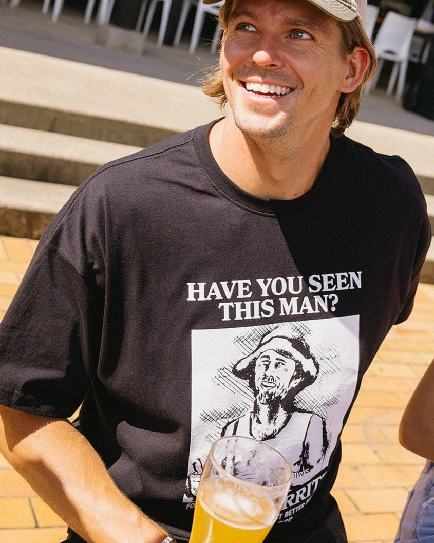 Wanted Tee Dave Ferrit Black | Better Beer