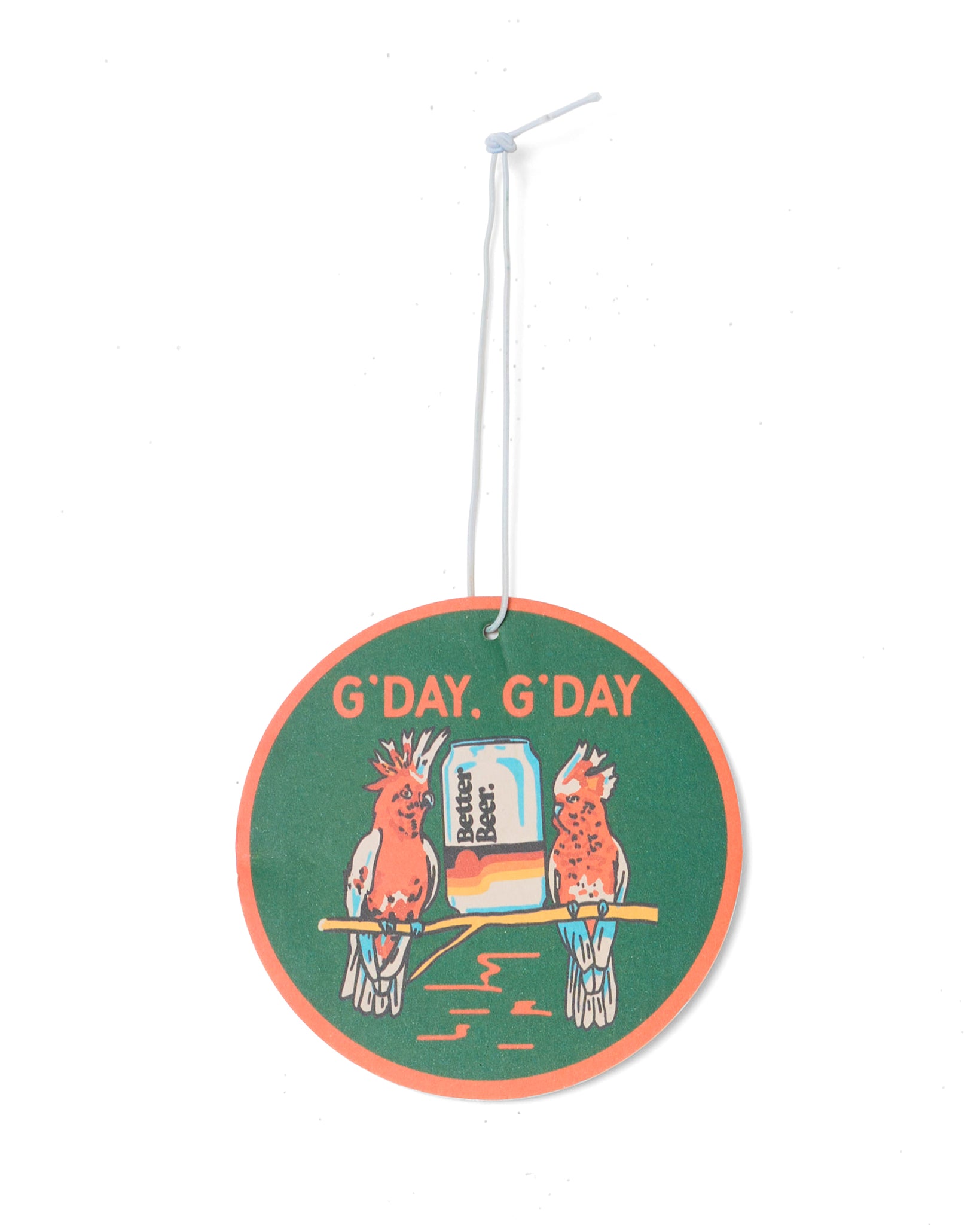 Gday-Gday Tropical Pineapple Car Air Freshener -  Front | Better Beer