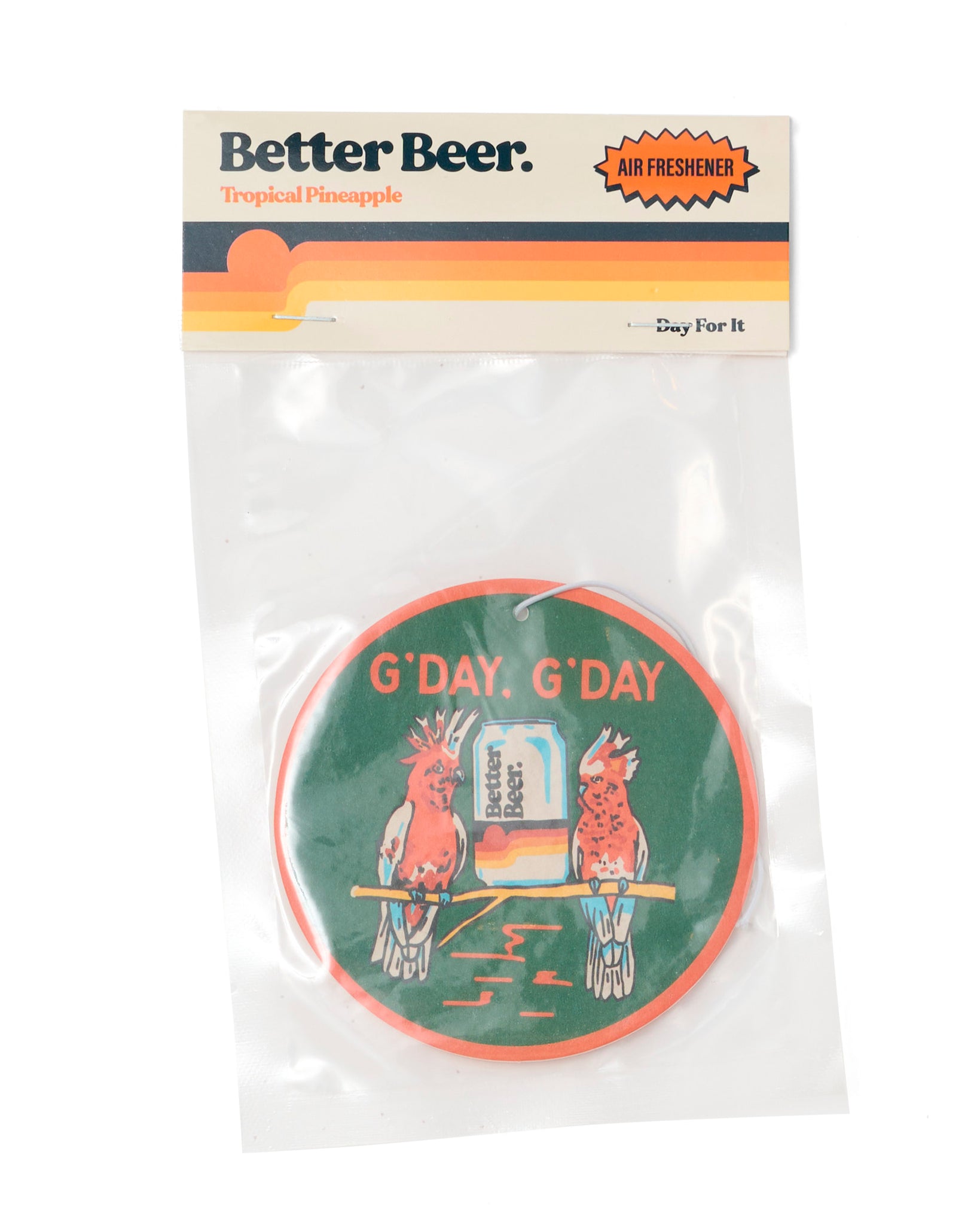 Gday-Gday Tropical Pineapple Car Air Freshener -  Pack | Better Beer
