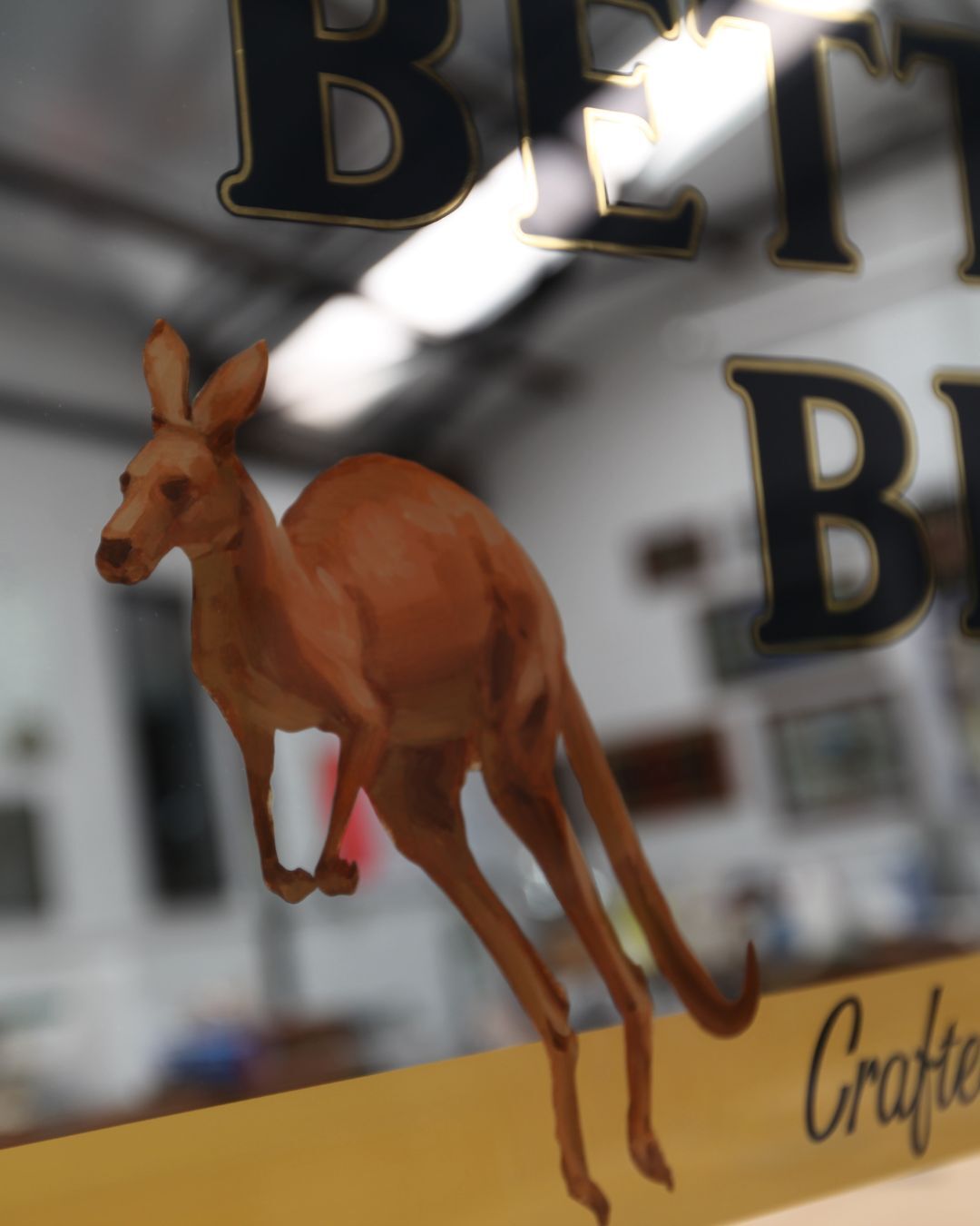 Hand Painted Gilded Mirror—Detailed  | Better Beer