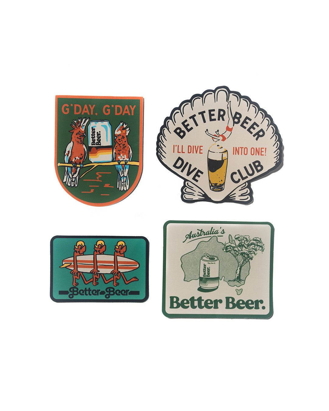 The Aussie Sticker Pack | Better Beer