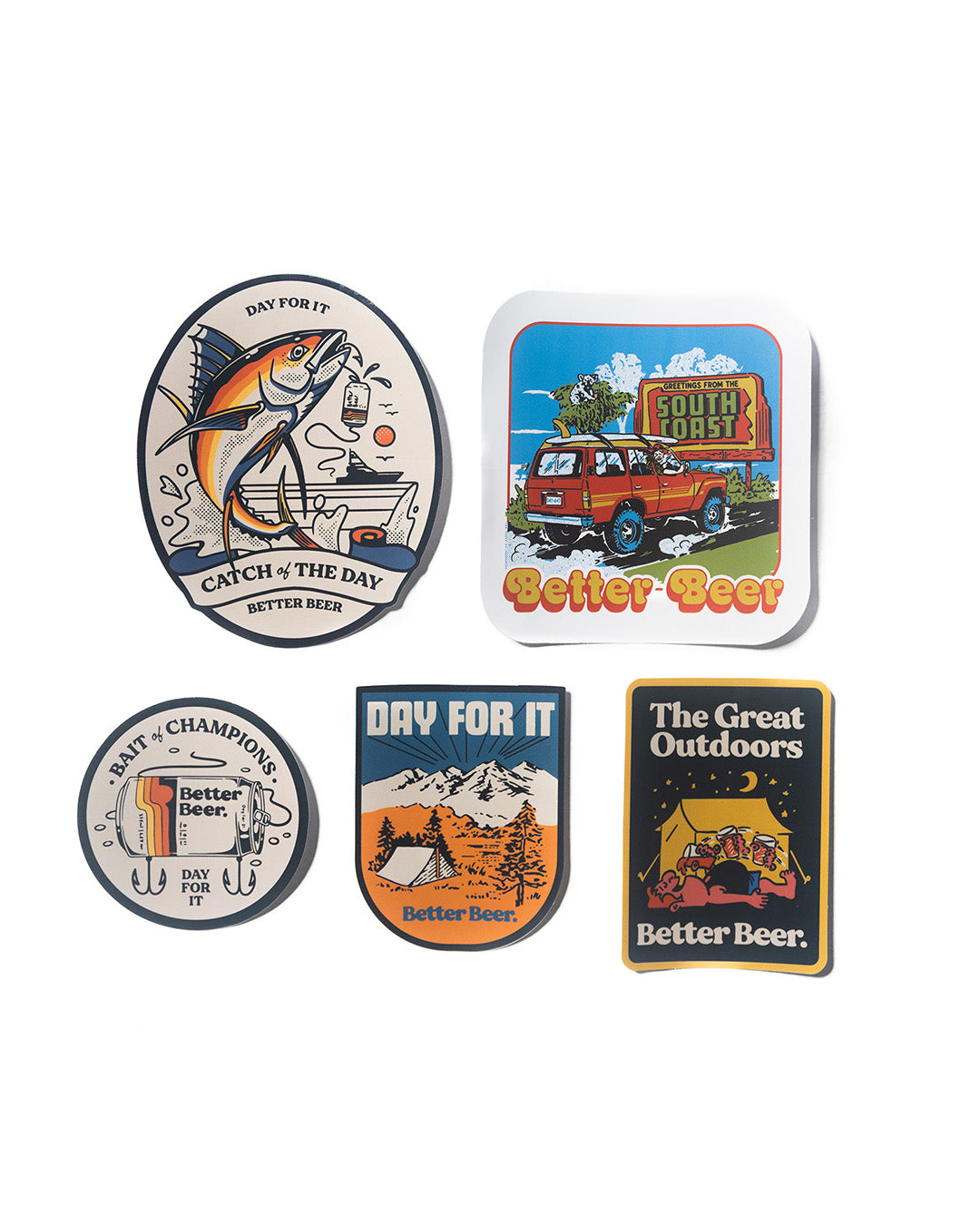 The Great Outdoors Sticker Pack | Better Beer
