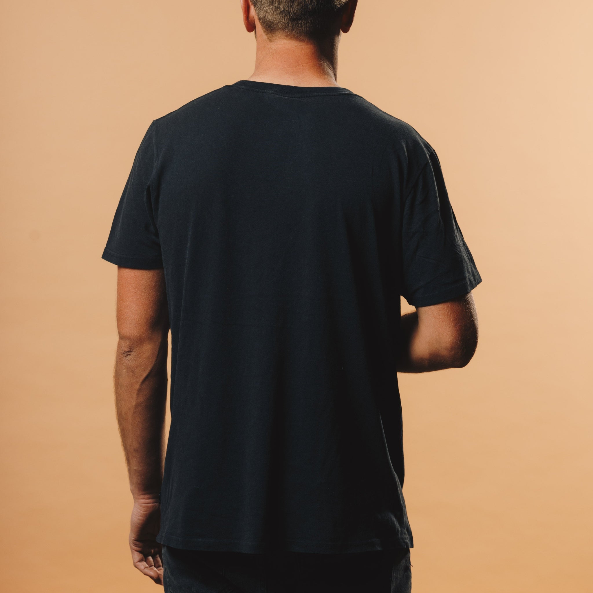 The Everyday Off-Black Tee back view - Better Beer